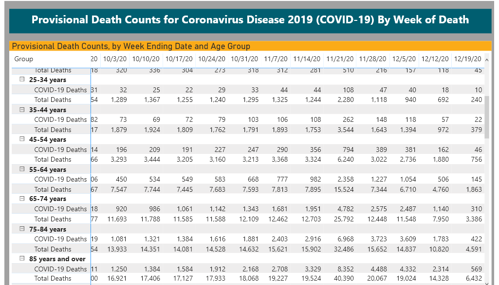 cdc death count 2019